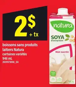 Maxi BOISSONS SANS PRODUITS LAITIERS NATURA offer