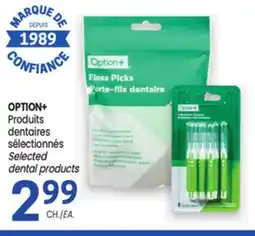Uniprix OPTION+ Produits dentaires sélectionnés /Selected dental products offer