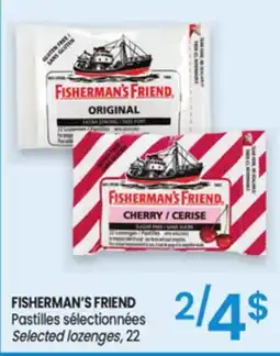 Uniprix FISHERMAN'S FRIEND Pastilles sélectionnées /Selected lozenges offer