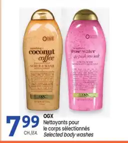 Uniprix OGX Nettoyants pour le corps sélectionnés / Selected body washes offer