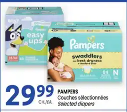 Uniprix PAMPERS Couches sélectionnées /Selected diapers offer