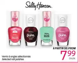 Uniprix Sally Hansen Vernis à ongles sélectionnés /Selected nail polishes offer