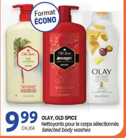 Uniprix OLAY, OLD SPICE Nettoyants pour le corps sélectionnés / Selected body washes offer