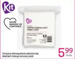 Uniprix KIT Tampons démaquillants sélectionnés /Selected makeup remover pads offer