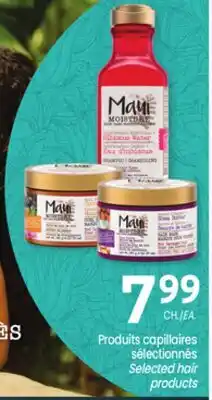 Uniprix MAUI MOISTURE Produits capillaires sélectionnés / Selected hair products offer