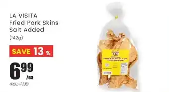 La visita fried pork skins salt added