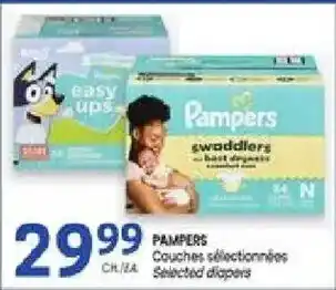 Pampers selected diapers