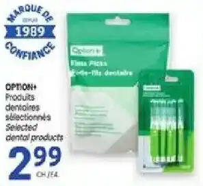 Option+ selected dental products