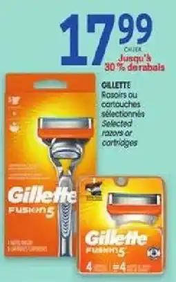 Uniprix Gillette Fusion offer