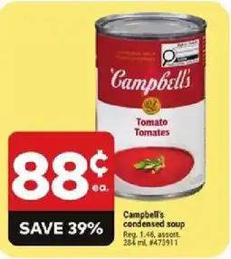 Giant Tiger Campbell's condensed soup offer
