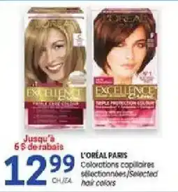 Uniprix L'Oréal Paris colorations capillaires sélectionnées offer