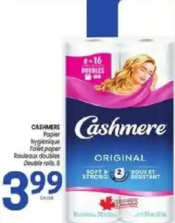 Uniprix Cashmere toilet paper offer