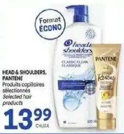 Uniprix Head & Shoulders, Pantene Selected hair products offer