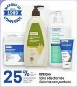 Uniprix Option+ soins sélectionnées offer