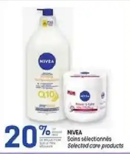 Uniprix NIVEA Selected care products offer