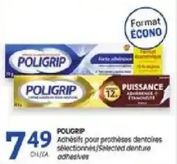 Uniprix Poligrip adhésifs pour prothèses dentaires sélectionnées offer