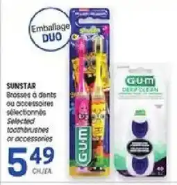 Uniprix Gum selected toothbrushes or accessories offer
