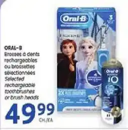 Uniprix Oral-B rechargeable toothbrushes or brush heads offer