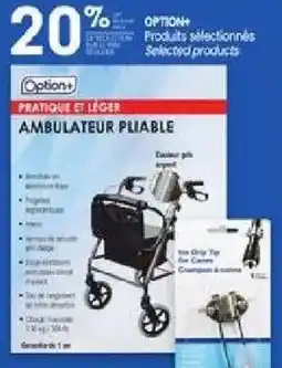 Uniprix Option+ ambulatoire pliable offer