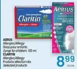 Uniprix Aerius allergy syrup for children offer