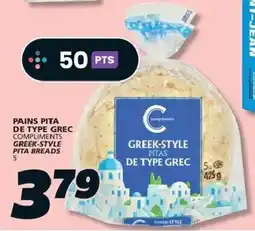 IGA Compliments greek-style pita breads offer