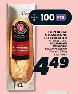 IGA Au Pain Doré belgian bread offer