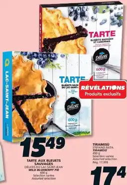 IGA Delices tarte aux bleuets sauvages offer
