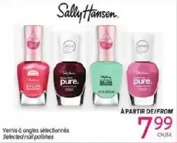 Uniprix Sally Hansen selected nail polishes offer