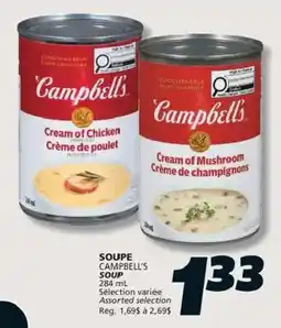 IGA Campbell's soup assorted selection offer