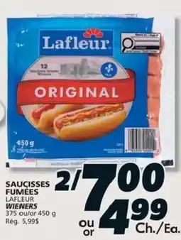 IGA Lafleur wieners offer