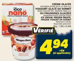 IGA Haagen-Dazs pops au yogourt glacé offer