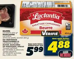 IGA Lactantia beurre offer