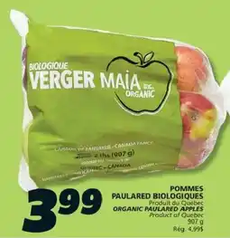 IGA Verger Maïa organic paulared apples offer