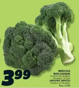 IGA Organic Brocoli offer