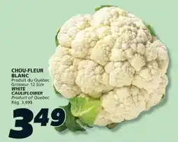 IGA White cauliflower offer