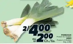 IGA Poireaux offer