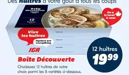 IGA Iga boite decouverte offer