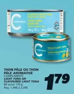 IGA Compliments light tuna or flavoured light tuna offer