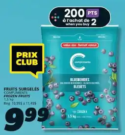 IGA Compliments blueberries offer