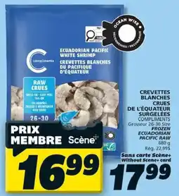 IGA Compliments ecuadorian pacific white shrimp offer