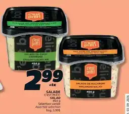 IGA C'est pret! salad offer