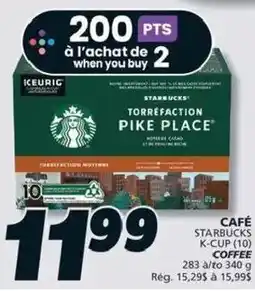 IGA Starbucks coffee k-cup offer