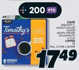 IGA Timothy's coffee offer