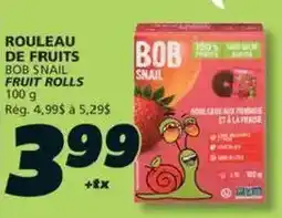 IGA Bob Snail fruit rolls offer