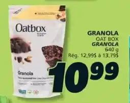 IGA Oatbox granola offer