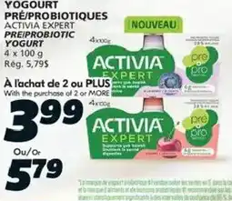 IGA Activia expert prebiotic yogurt offer