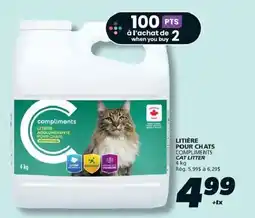 IGA Compliments cat litter offer