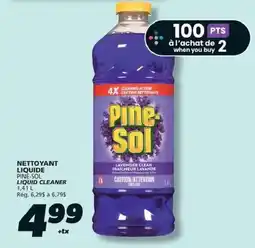 IGA Pine-Sol liquid cleaner offer