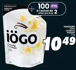 IGA iogo creamy crèmeux vanilla offer