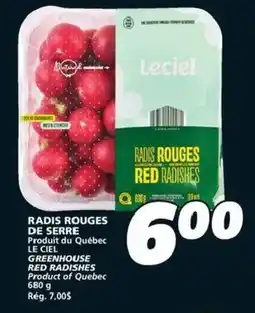 IGA Leciel radis rouges offer